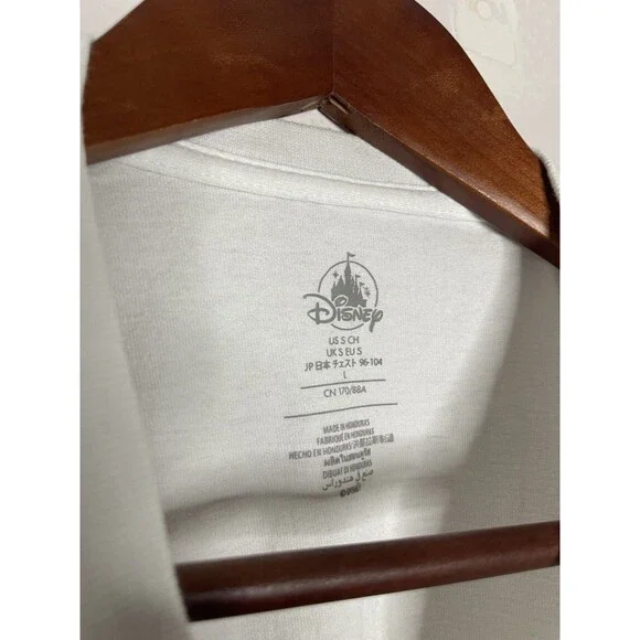 Disney Unisex Small White Long Sleeve Retro Graphic Tshirt - Picture 3 of 4